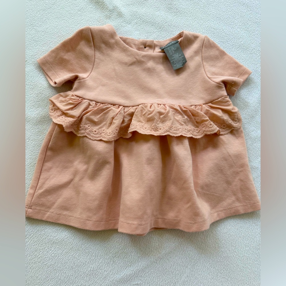 Girls Short Sleeve Dress Shirt 12M